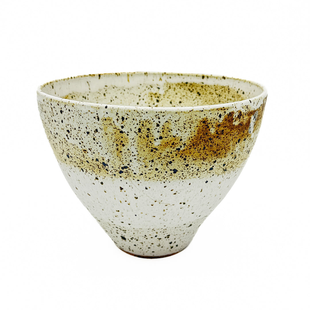 Classic Large Yellow Speckled Bowl