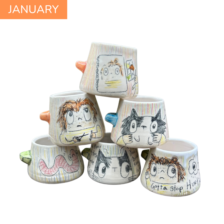 Cartooning on Clay and Playful Figurines with Laura Williams