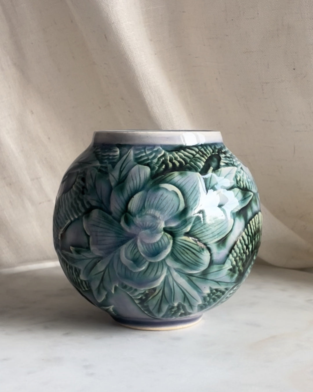 Jingdezhen Relief Carving with Tiffany Saw