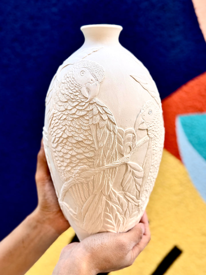 Jingdezhen Relief Carving with Tiffany Saw