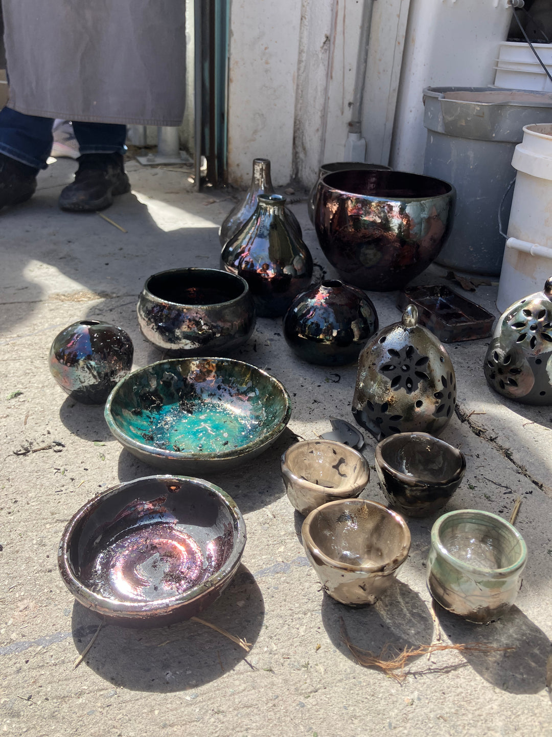 Golden Hour Raku Firing