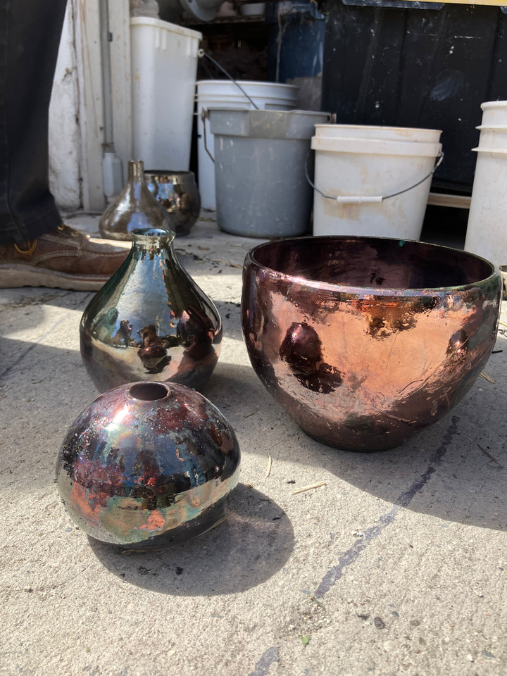 Golden Hour Raku Firing