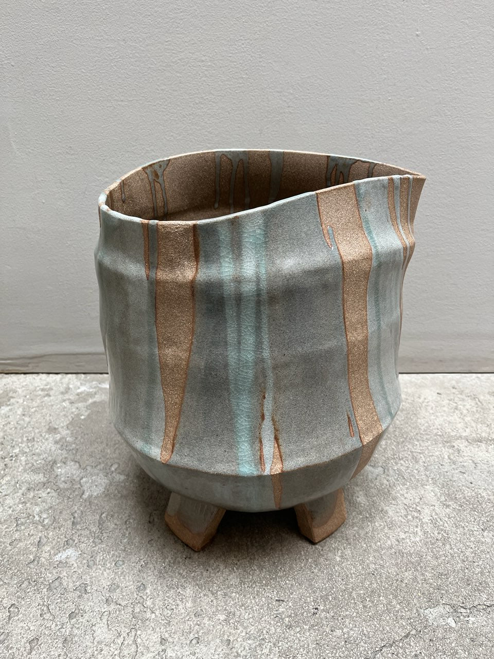 large scale ceramic handbuilt sculpture by Jennifer Cheh 