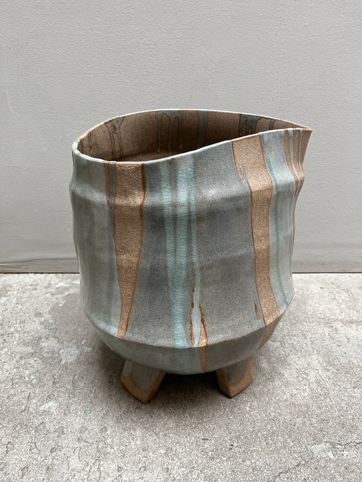 large scale ceramic handbuilt sculpture by Jennifer Cheh 