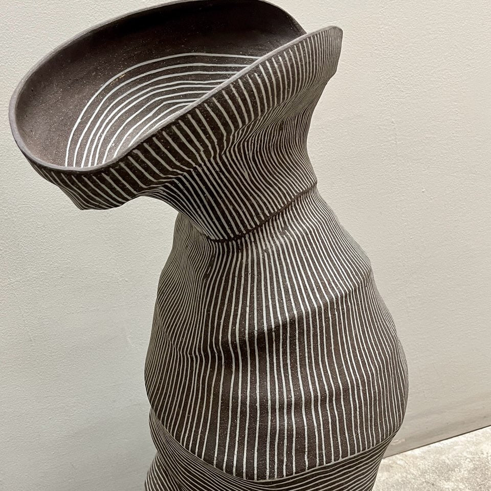 large scale ceramic handbuilt sculpture by Jennifer Cheh 