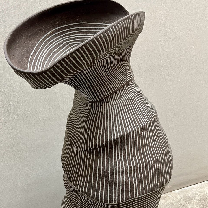 large scale ceramic handbuilt sculpture by Jennifer Cheh 