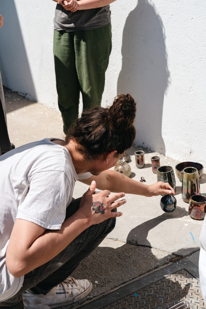 Golden Hour Raku Firing